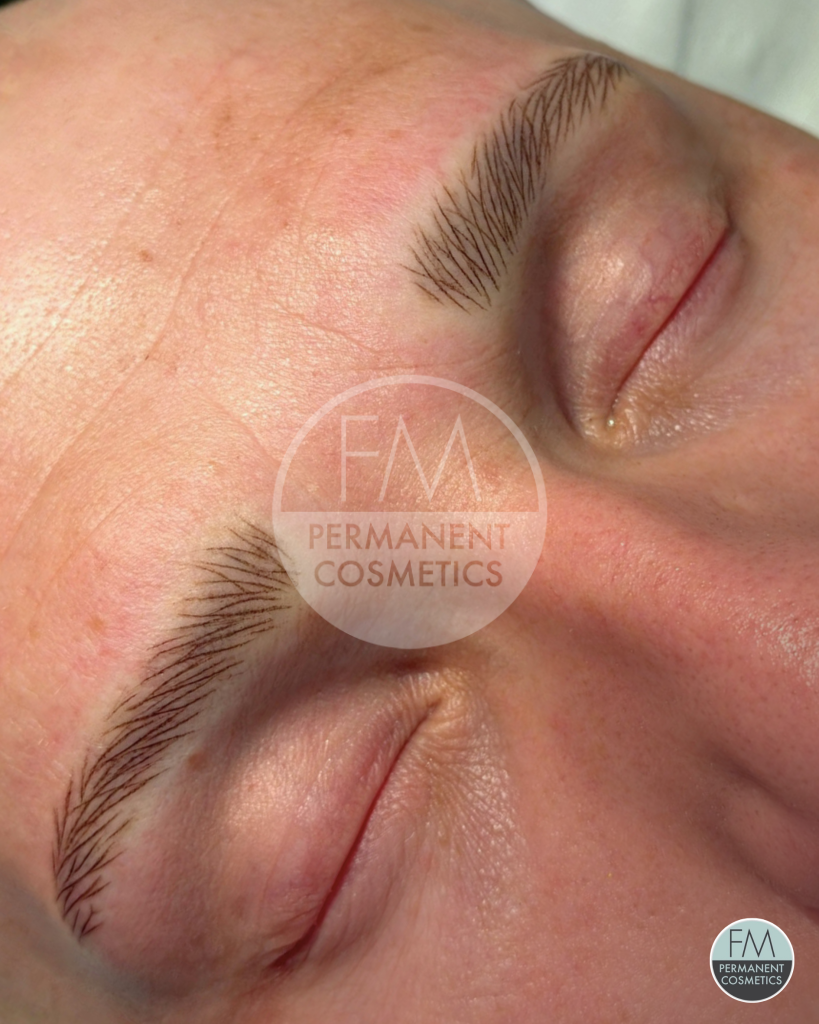 male hairstroke brows