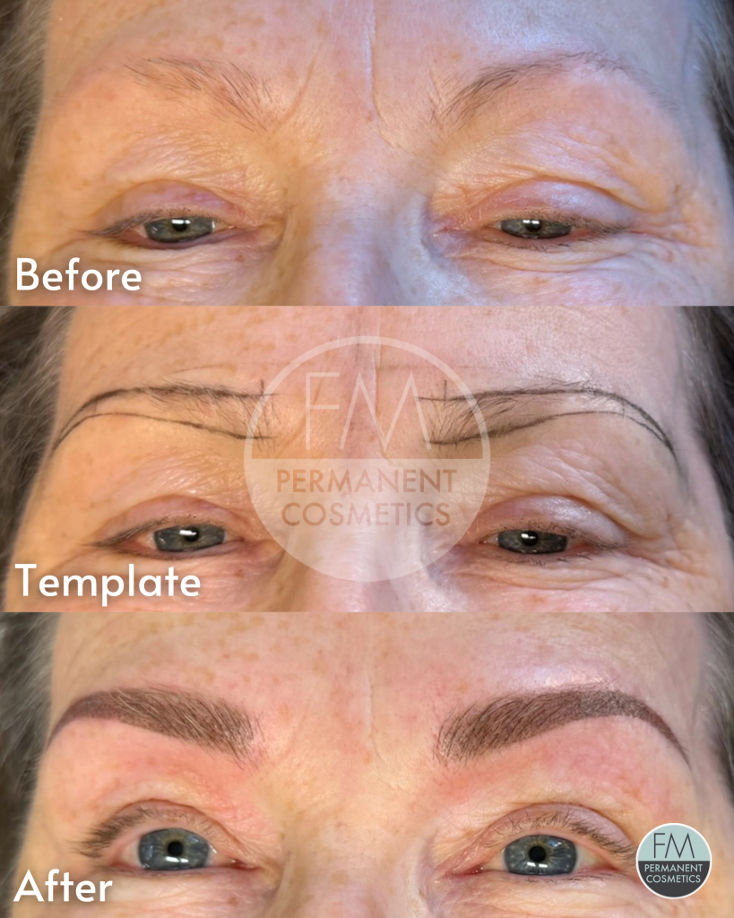 combination eyebrows