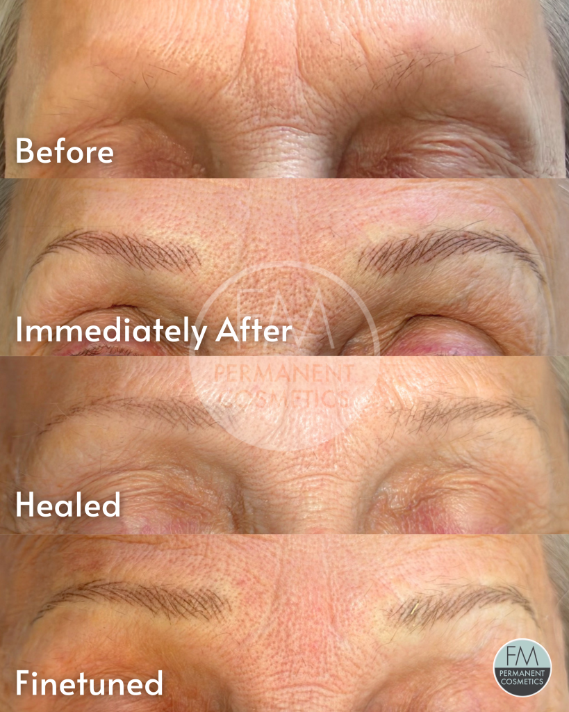 hairstroke brows